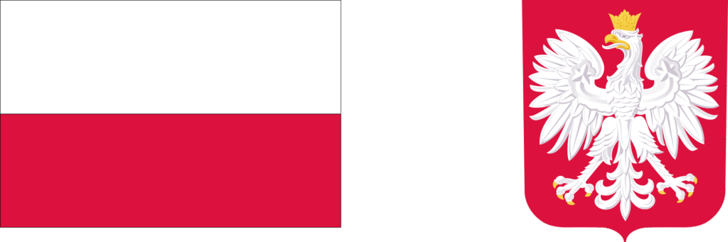 Godło Polski i flaga Polski